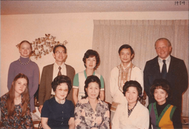 1974 EAL staff at Karl Lo's home