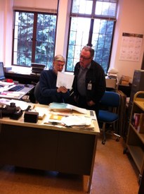 2011 Eddy and Marty in Eddy's office