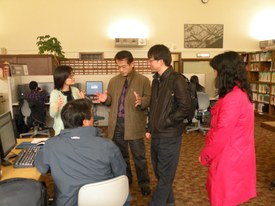 2011 Hyokyoung with users and visitors