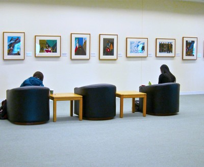 Allen Library 4th Floor Gallery Study Area A