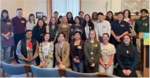 2025 scholarship recipients attending the scholarship reception on March 5, 2025