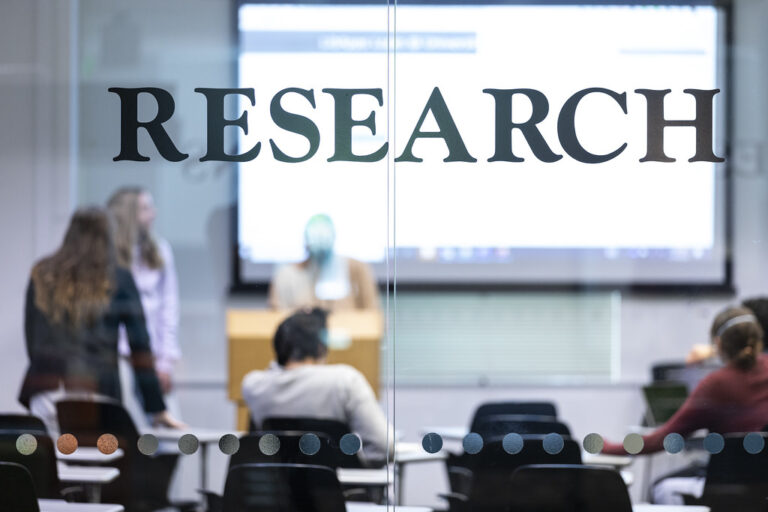 Photo of the Green A room in the Research Commons