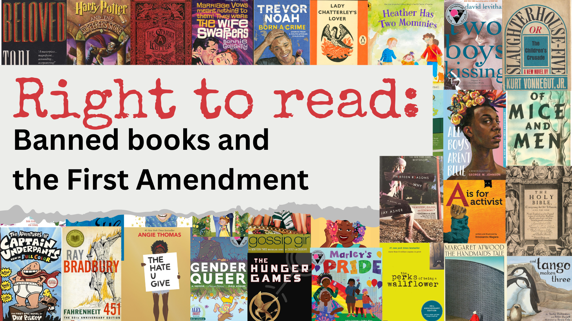 Banned Books Promo Poster Screen