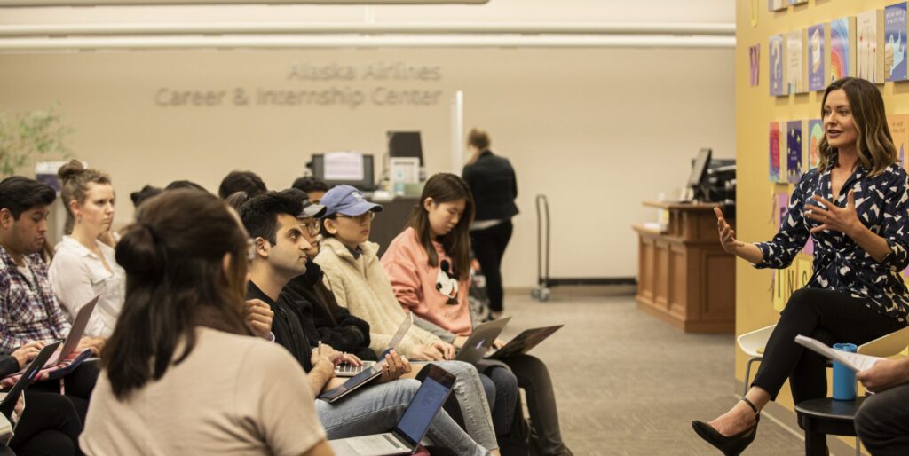 Prof Jennifer Atkinson teaching about climate anxiety