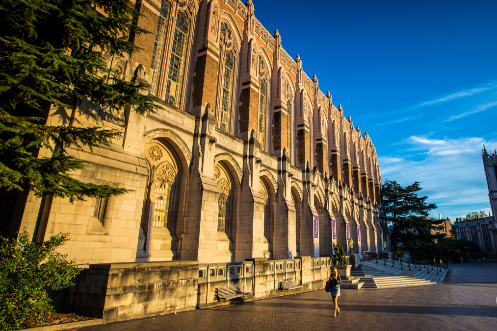 Exterior of the library