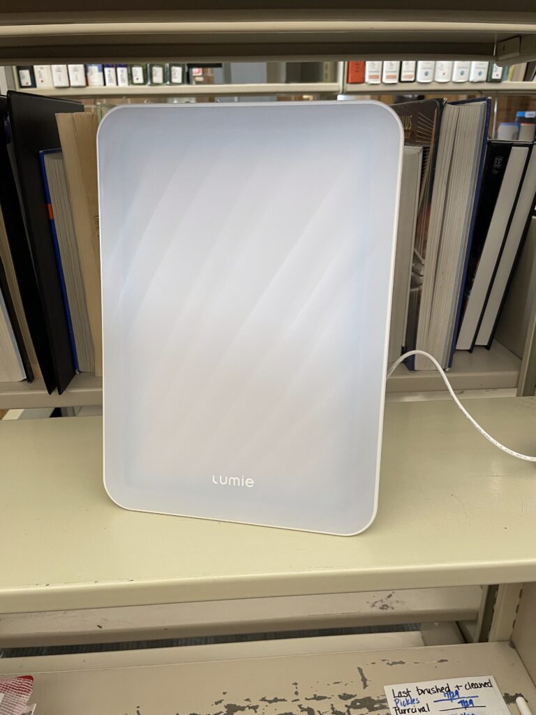 Lumie light therapy lamp