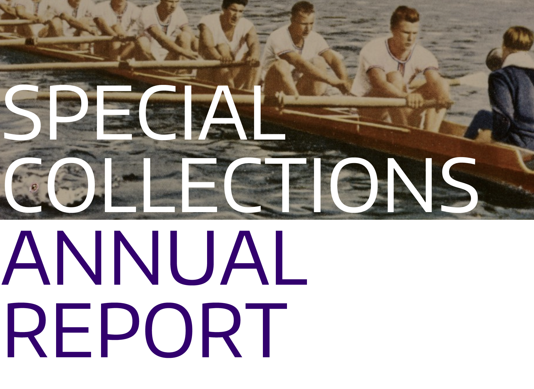 Special Collections Annual Report cover image
