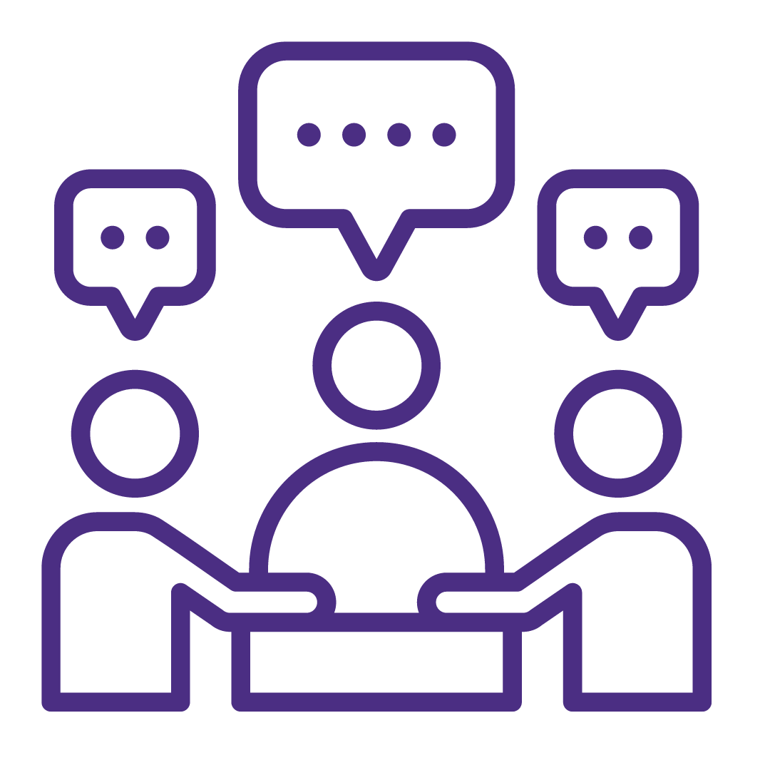 icon of people meeting