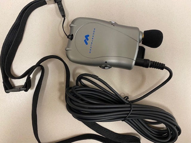 Image of a pocket hearing loop