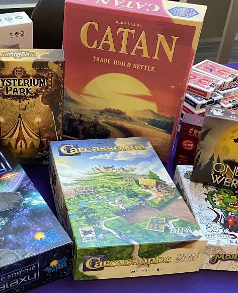 photo of a group of board games