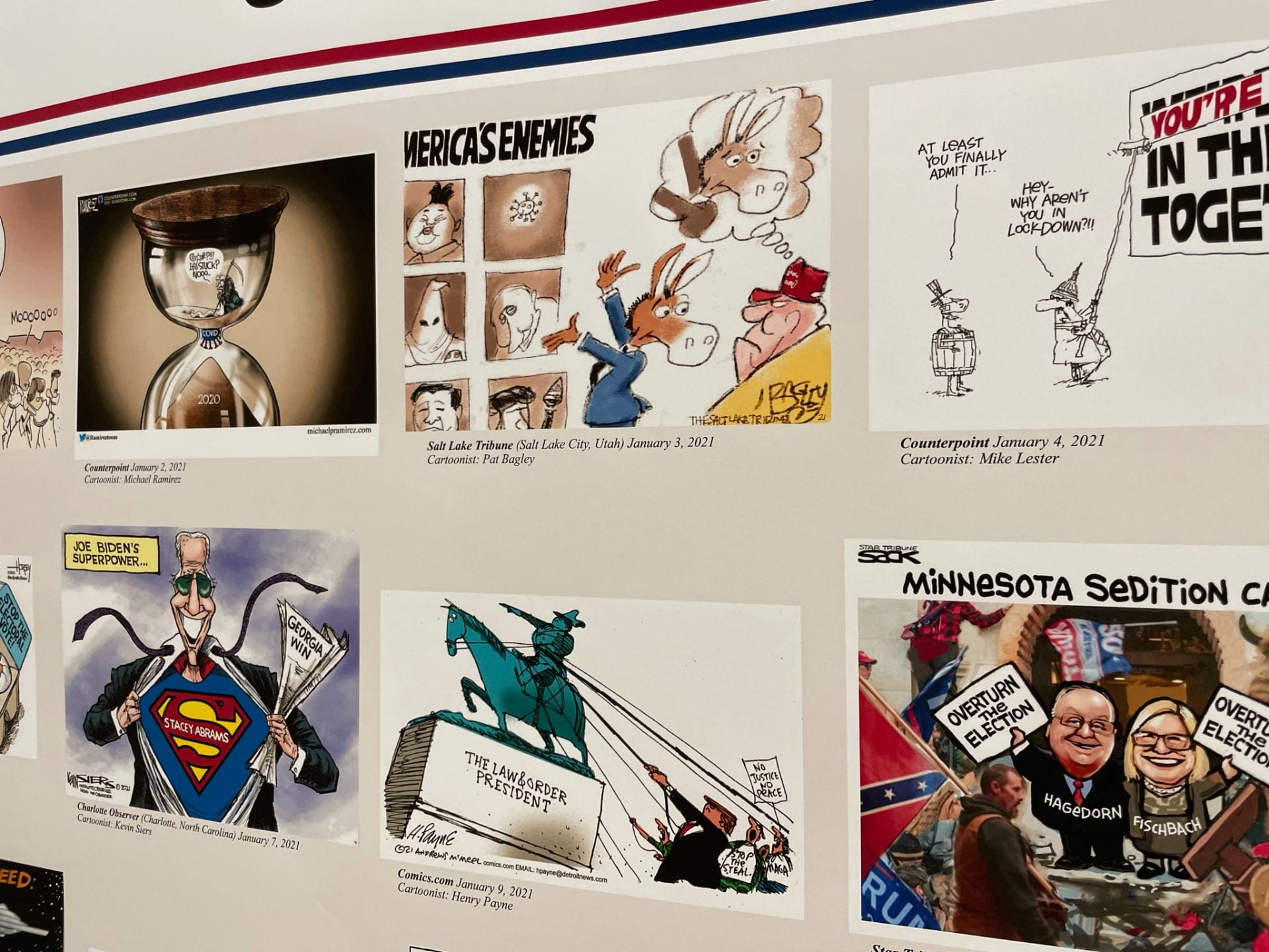 political cartoons of 2020