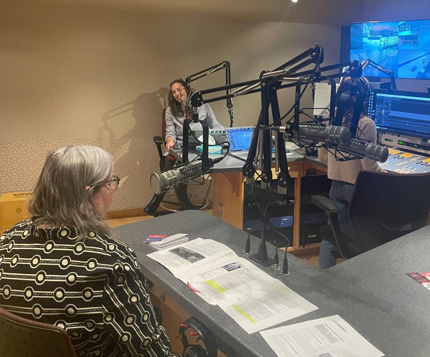 photo of KUOW interview