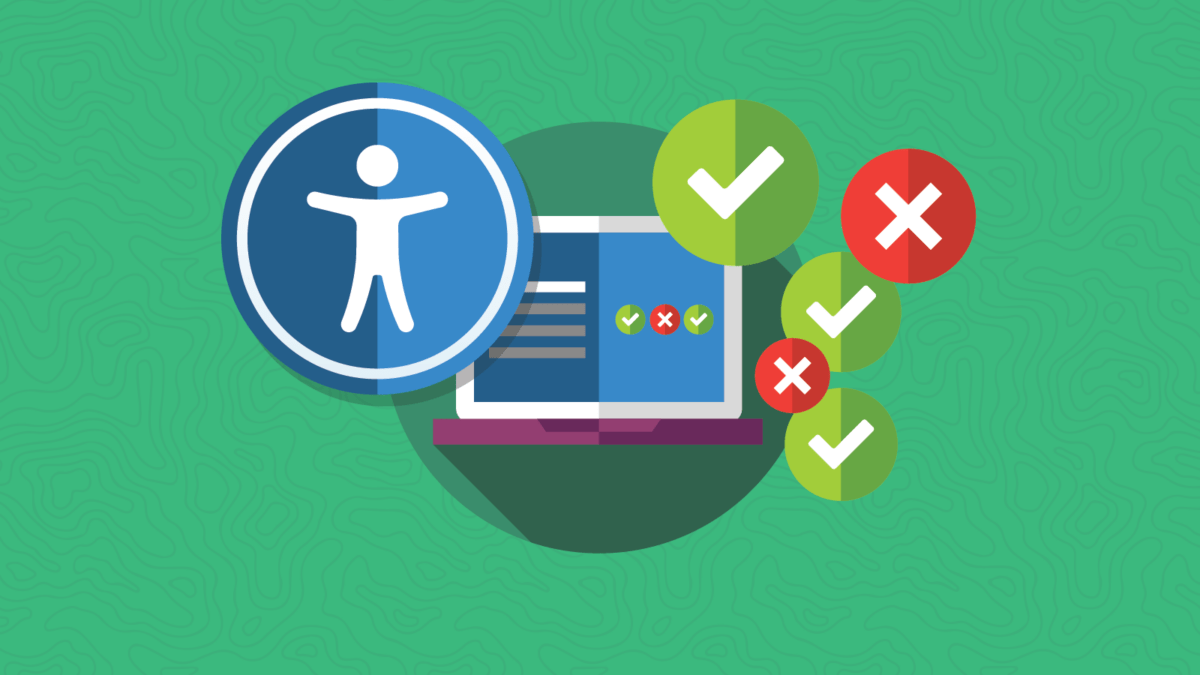 graphic representing an accessibility audit