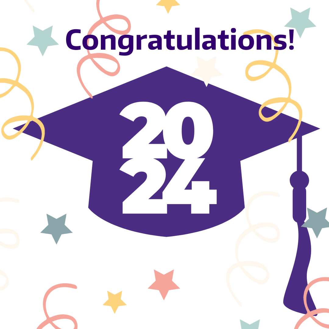 2024 graduation cap graphic