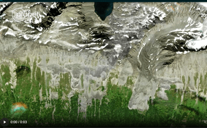 an image of a glacier