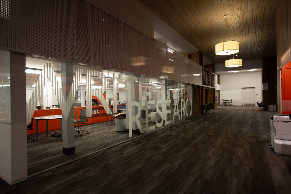 Interior Of Odegaard Library