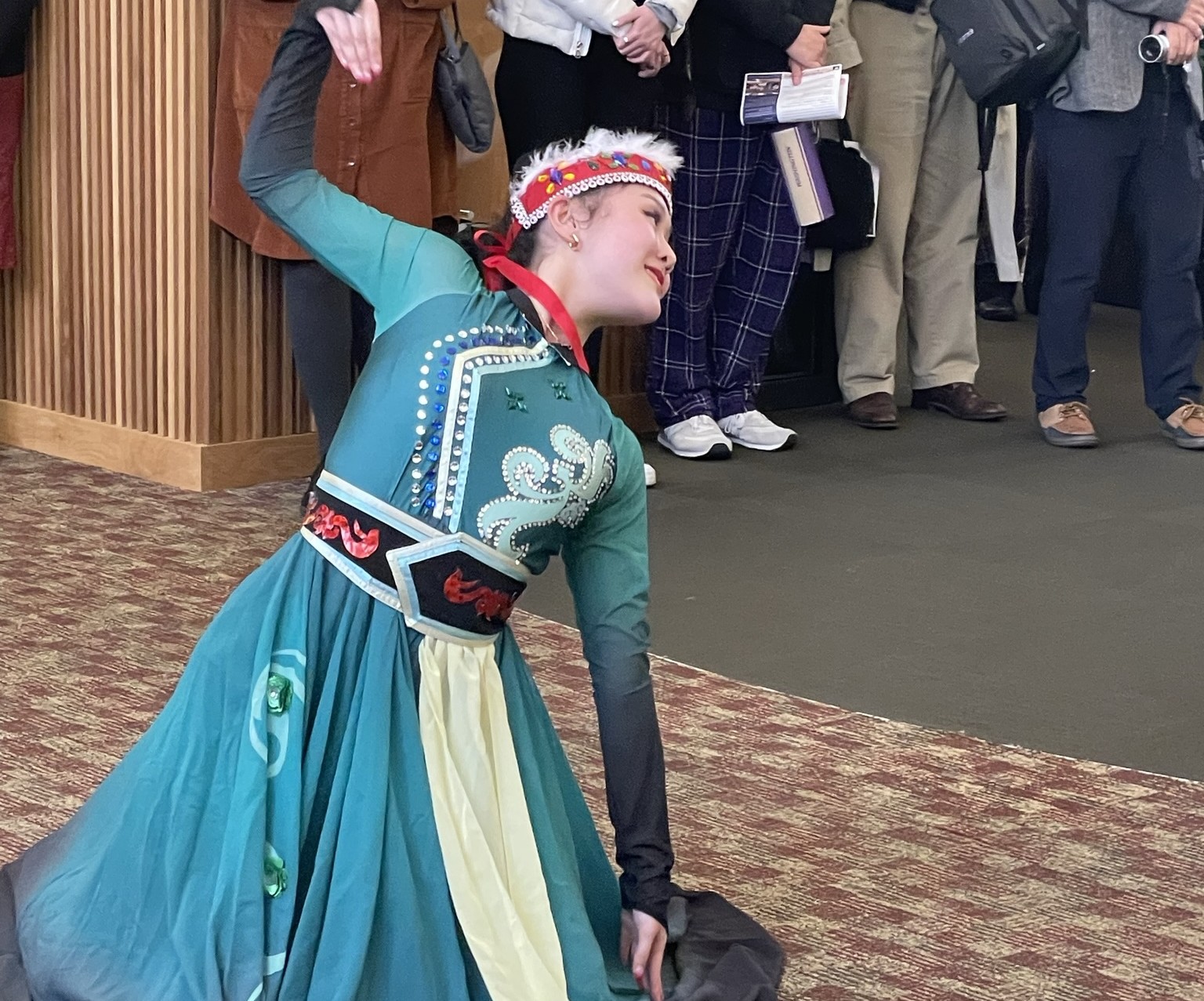 image of a dancer at past celebration