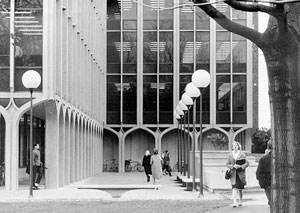 image- black and white image, Suzzallo 1961 63 Addition