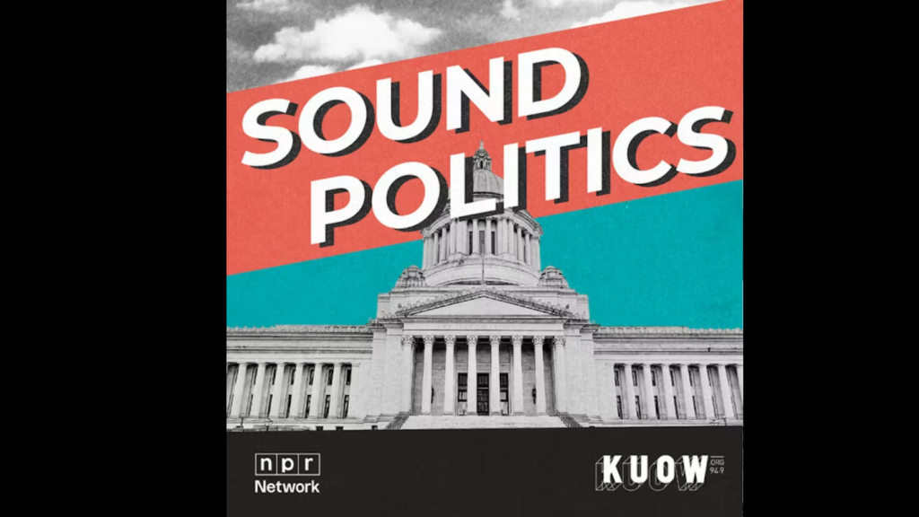 graphic logo of KUOW Sound Politics
