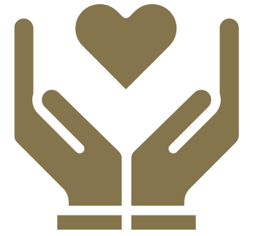 graphic: hands and heart