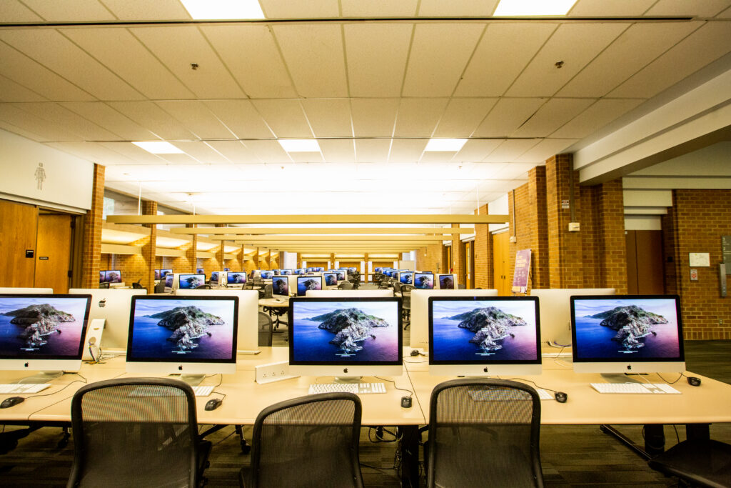 Interior Of Odegaard Library
