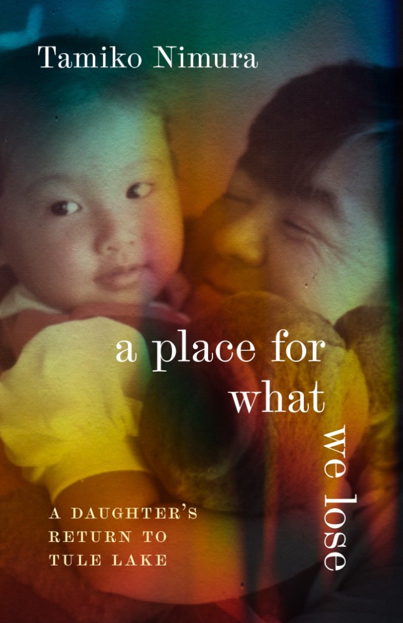 book cover "A Place for What We Lose" - adult holding a young child