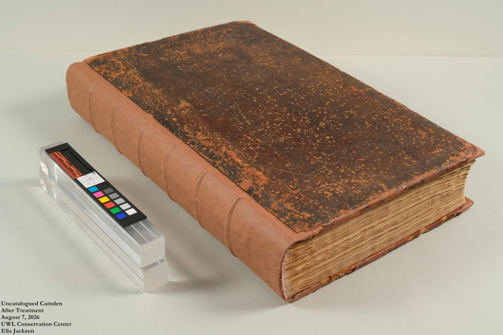 image of book after  preservation services