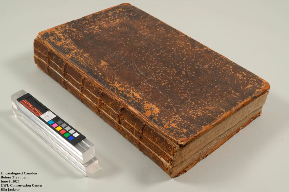 image of book before preservation services