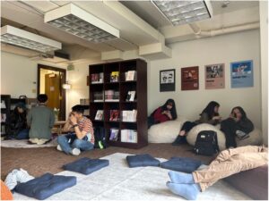 Graphic Novel Cafe in the Seminar Room