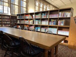 reading room long table