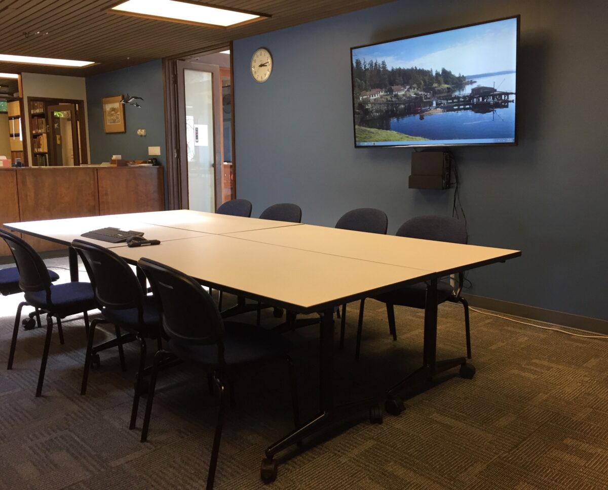 Interior view of Friday Harbor Library.