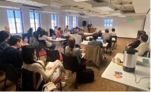 Photo of lecture with Paul Atkins